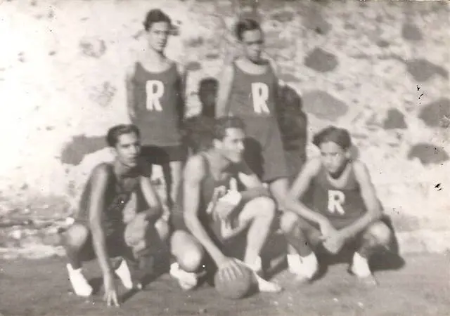 Equipo de baloncesto Rayo.
